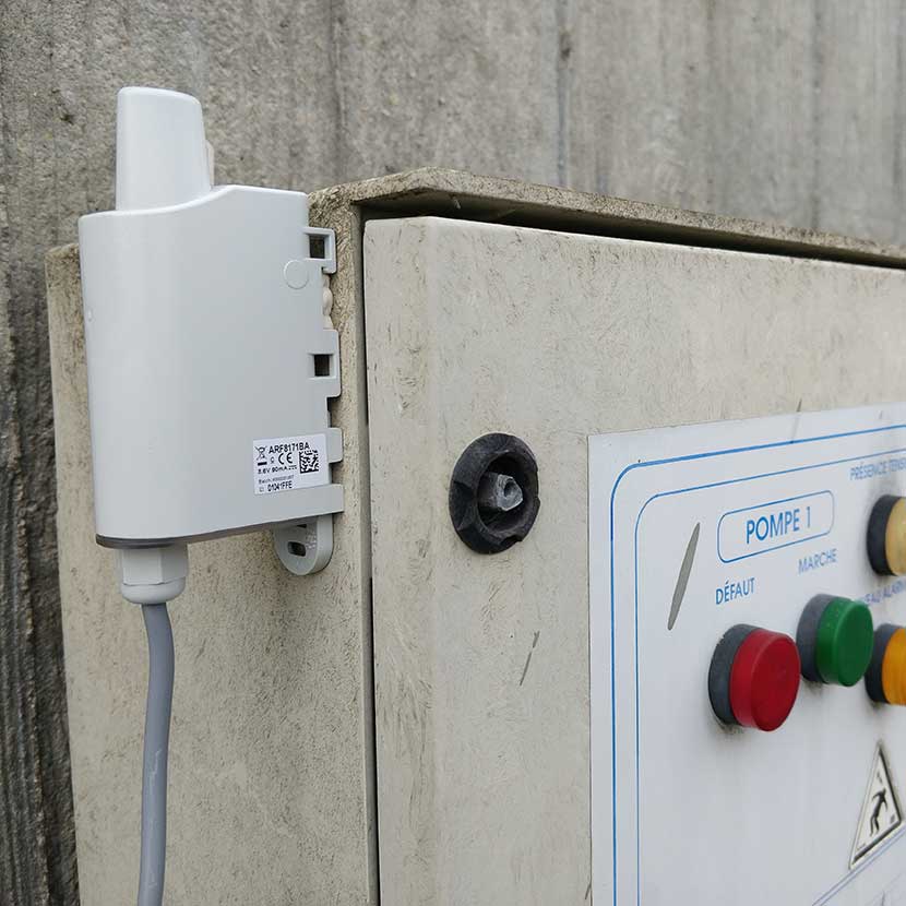 Capteur de niveau d'eau sur pompe de relevage