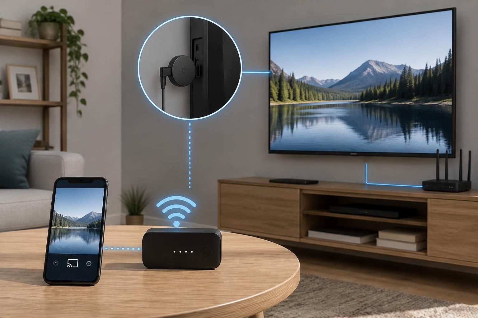 découvrez comment fonctionne chromecast, comment le configurer et quelles solutions permettent de l’utiliser sans wi-fi, notamment avec un partage de connexion.