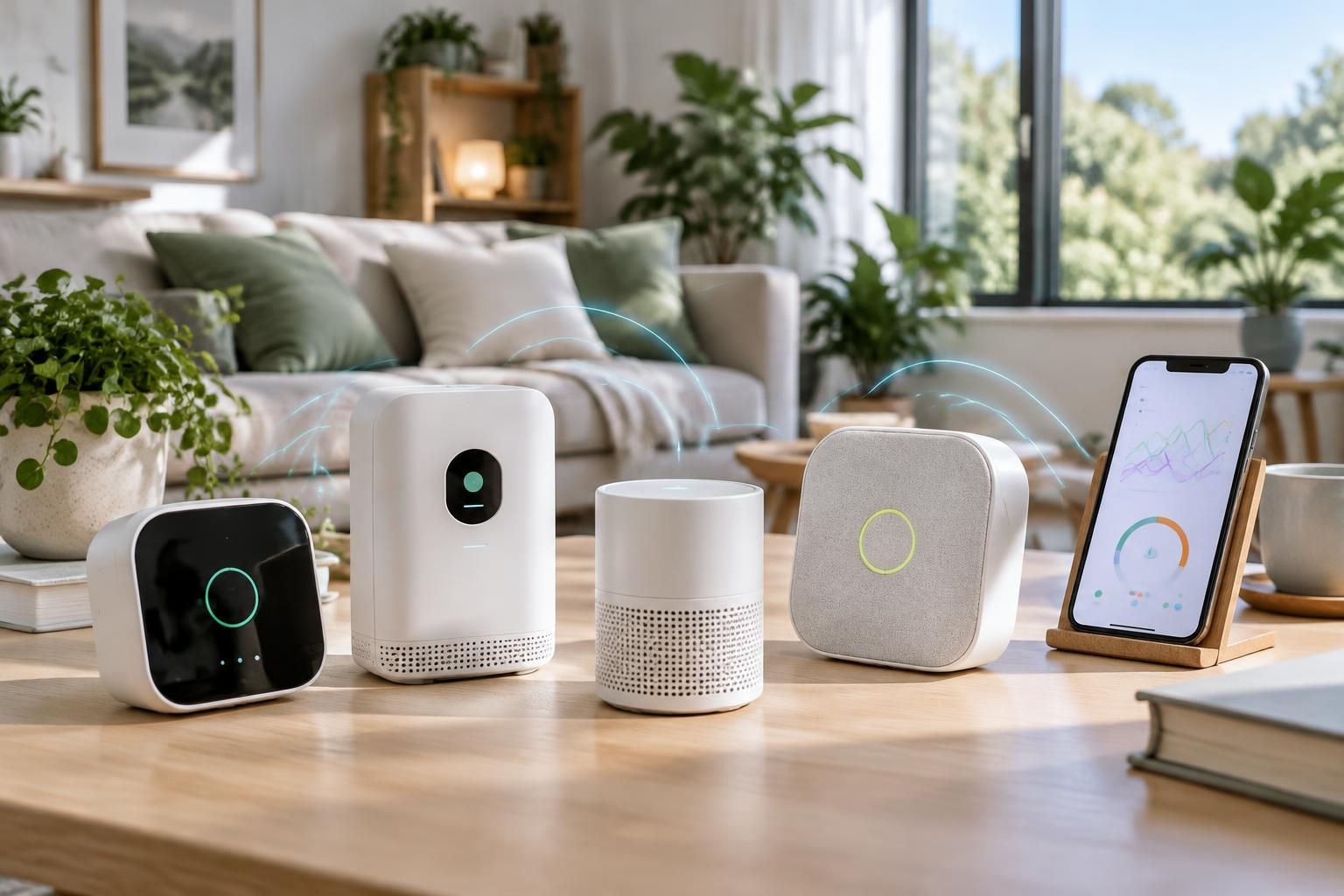 comparez notre sélection des meilleurs capteurs connectés de qualité de l’air intérieur : fonctionnalités, conseils et prix pour choisir le bon modèle.